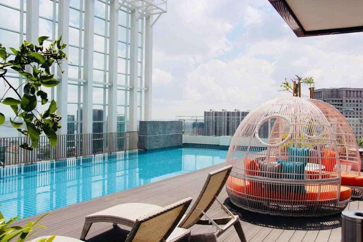 Cozy & High Floor Suite In Suasana Jb 15, Views Johor Bahru Esterno foto